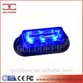 12V 3W Blue Led strobe flash light car front Grille Strobe Light for Police (SL623-S)